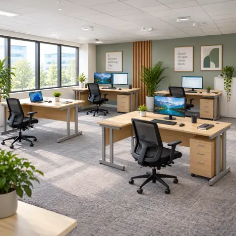 Cantilever Radial Workstation